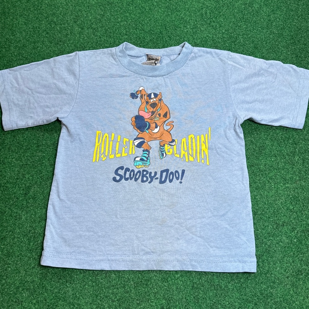 Vintage Scooby Do Wear R U 90s Cartoon Network Kids Small Graphic 14x17 T Shirt